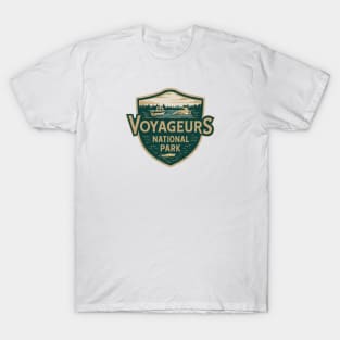 Vintage Retro Voyageurs National Park Minnesota Landscape T-Shirt